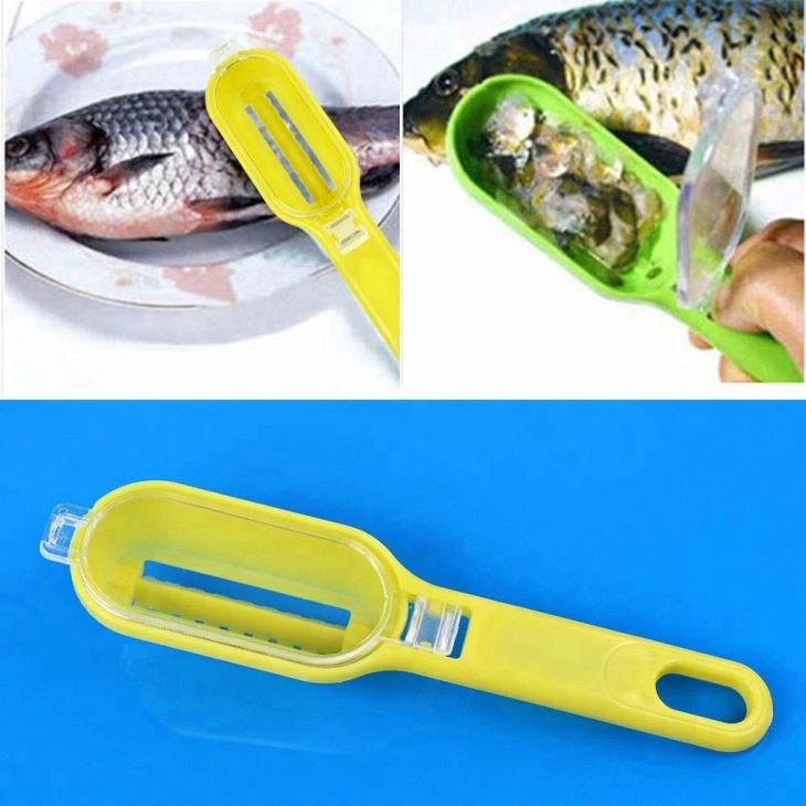 Fish Scaler Scraper Remove Plastic Kitchen Cleaning Tool
